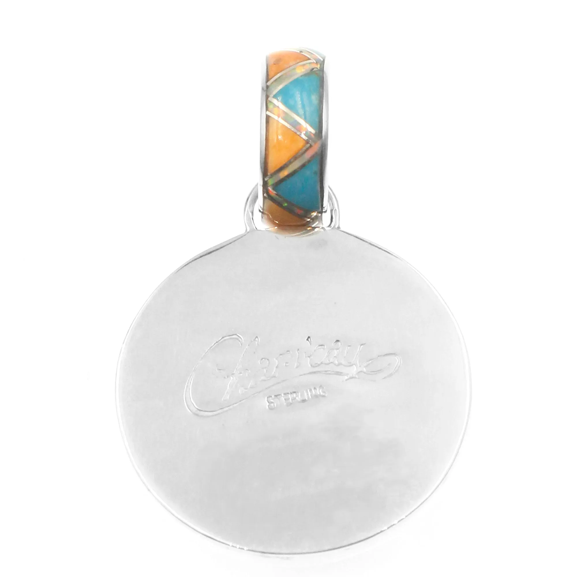 Turquoise & Spiny Oyster Pendant