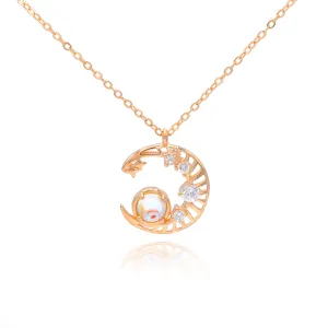 Up On The Moon Necklace