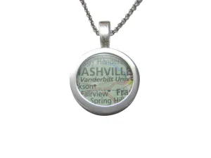Vanderbilt University Map Pendant Necklace