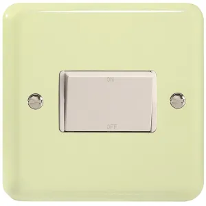 Varilight 10 Amp Fan isolating Switch (3 Pole), Classic Lily White Chocolate XYFiW.WC