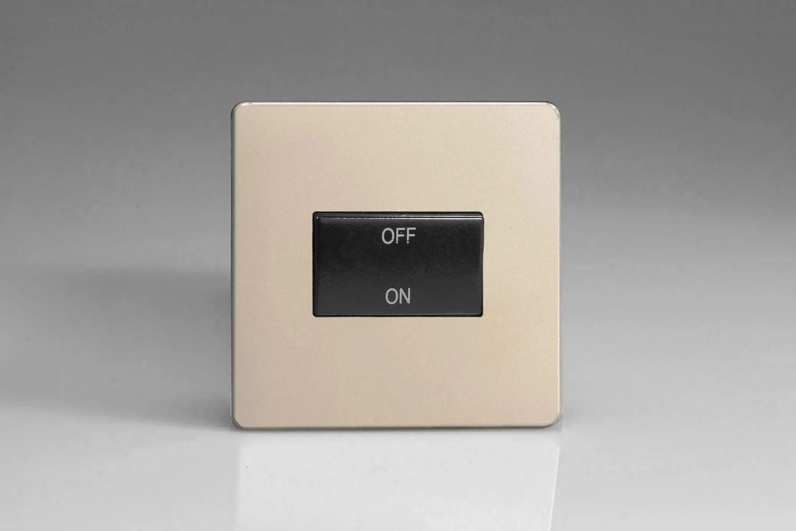 Varilight 10A Fan Isolating Switch (3 Pole) Satin Chrome XDNFIBS