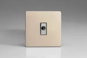 Varilight 16A Flex Outlet Plate Satin Chrome XDNFODS