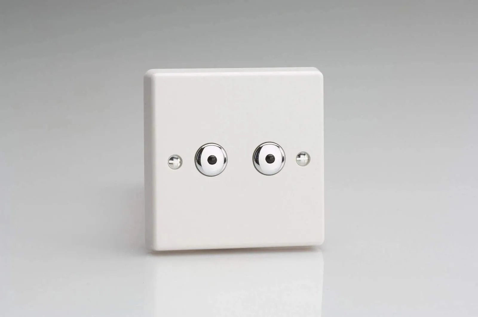 Varilight White 2-Gang 1-Way Remote Control Dimmer