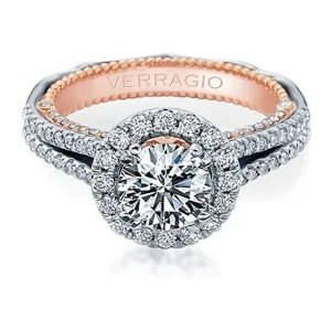 Verragio Split Shank Diamond Engagement Ring