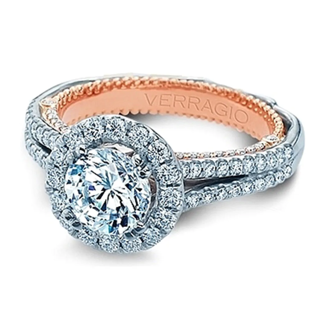 Verragio Split Shank Diamond Engagement Ring
