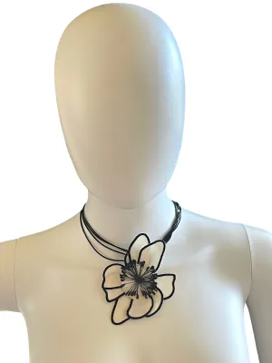 White Flower Cloth Pendant