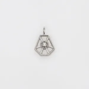 White Gold Small Arcadia Amulet