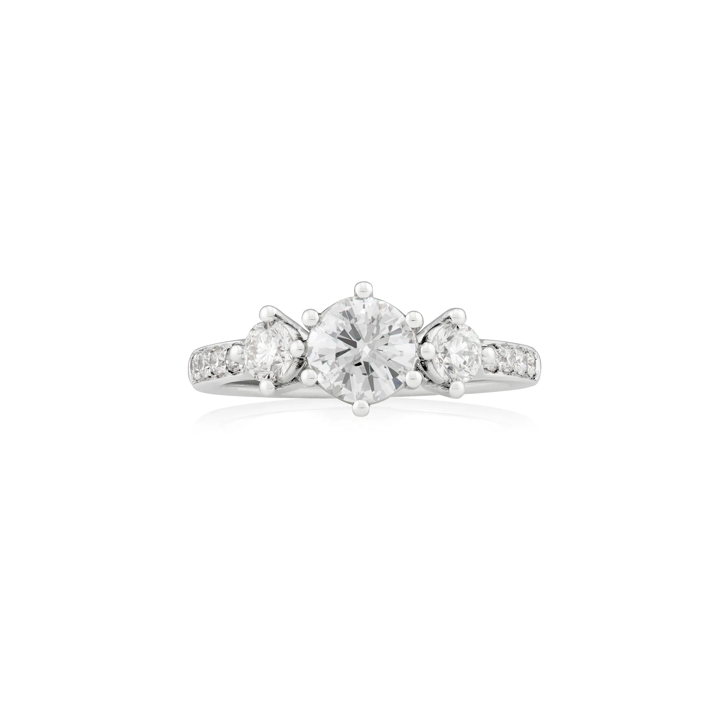Y.J 3 Stone Ring
