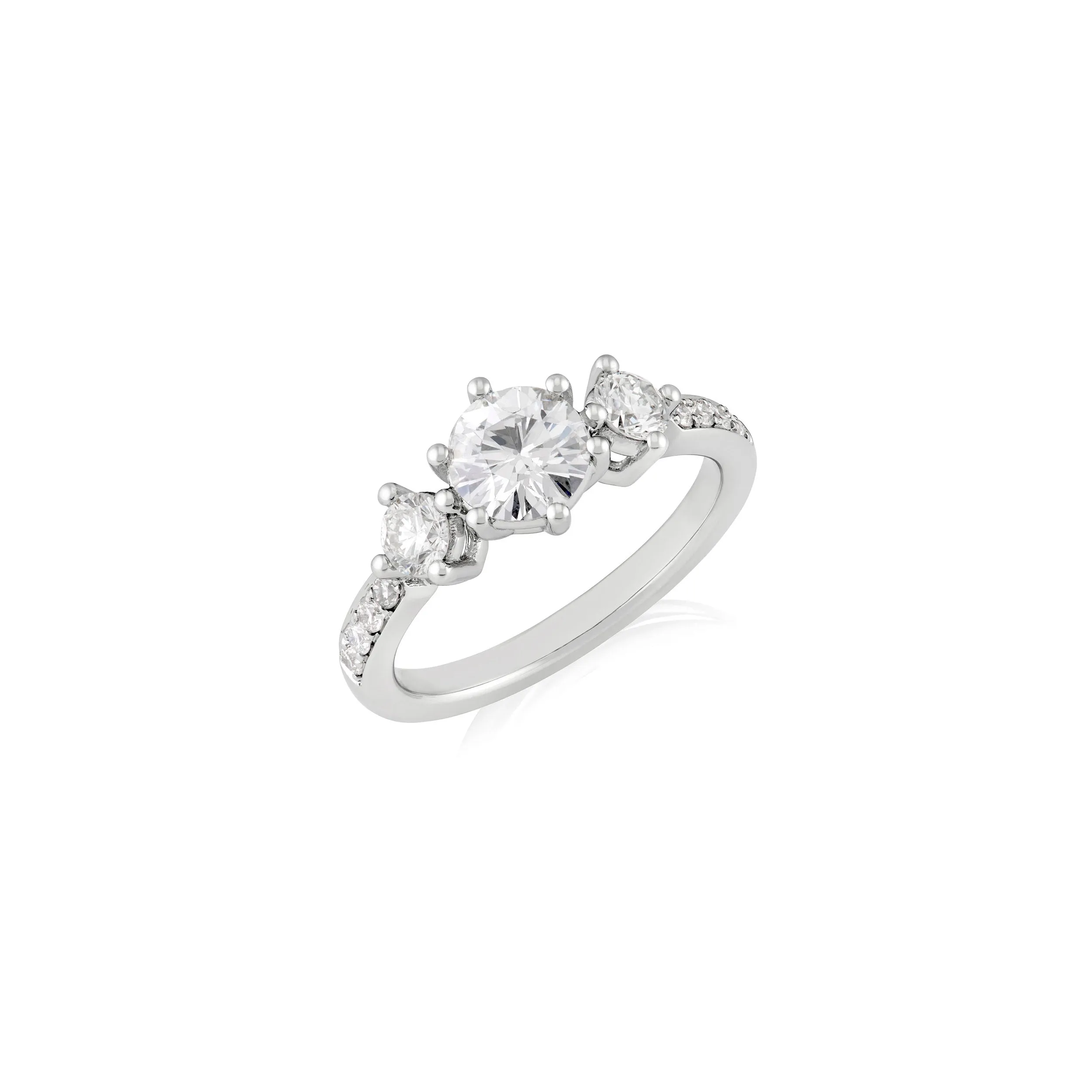 Y.J 3 Stone Ring