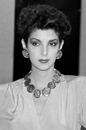 YVES SAINT LAURENT- 1986 Numbered Organic Gold tone Metal Necklace & Earrings