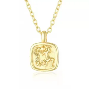 Zodiac Pendant Personalise Necklace